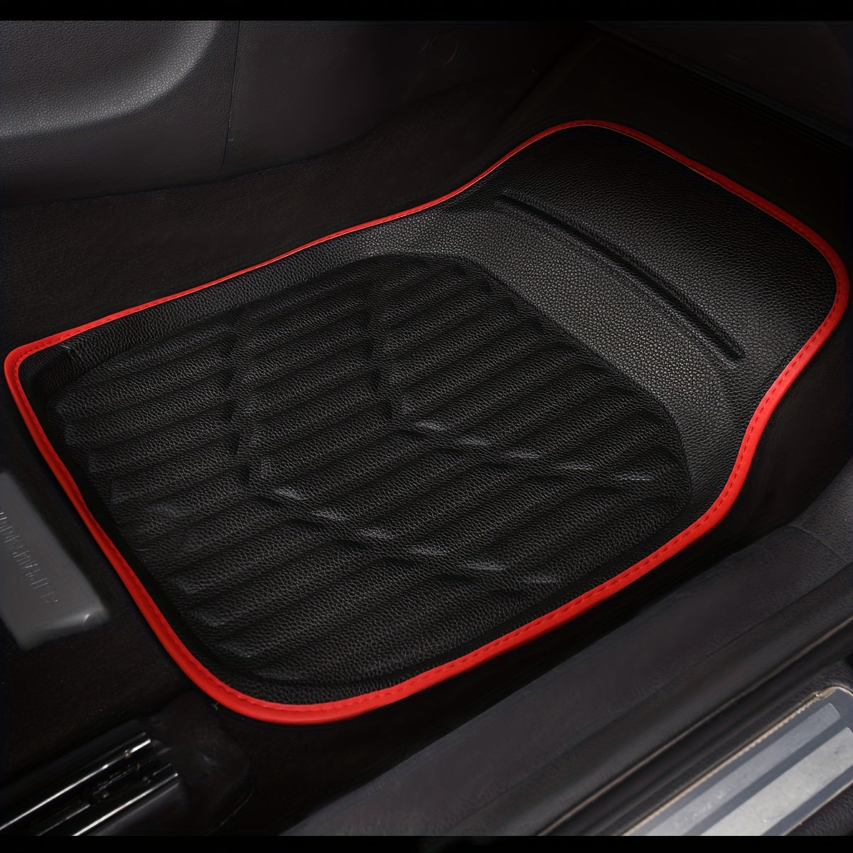 Waterproof PVC Leather Floor Mats for Most Cars