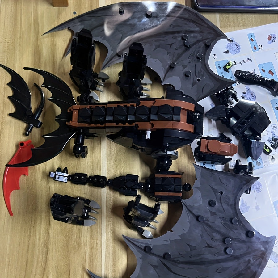 Night Dragon Building Blocks 1000pcs - Adult Difficulty