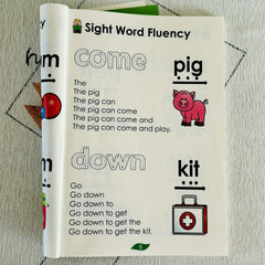Sight Word Fluency Learning Book for English Skills and Study Aids
