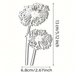 Dandelion Pattern Die Cuts Metal for Scrapbook DIY Craft Paper Card