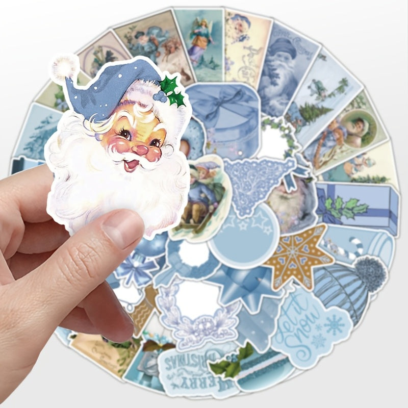 50PCS Christmas Graffiti Vinyl Stickers for Water Bottles Laptop Wall Helmet