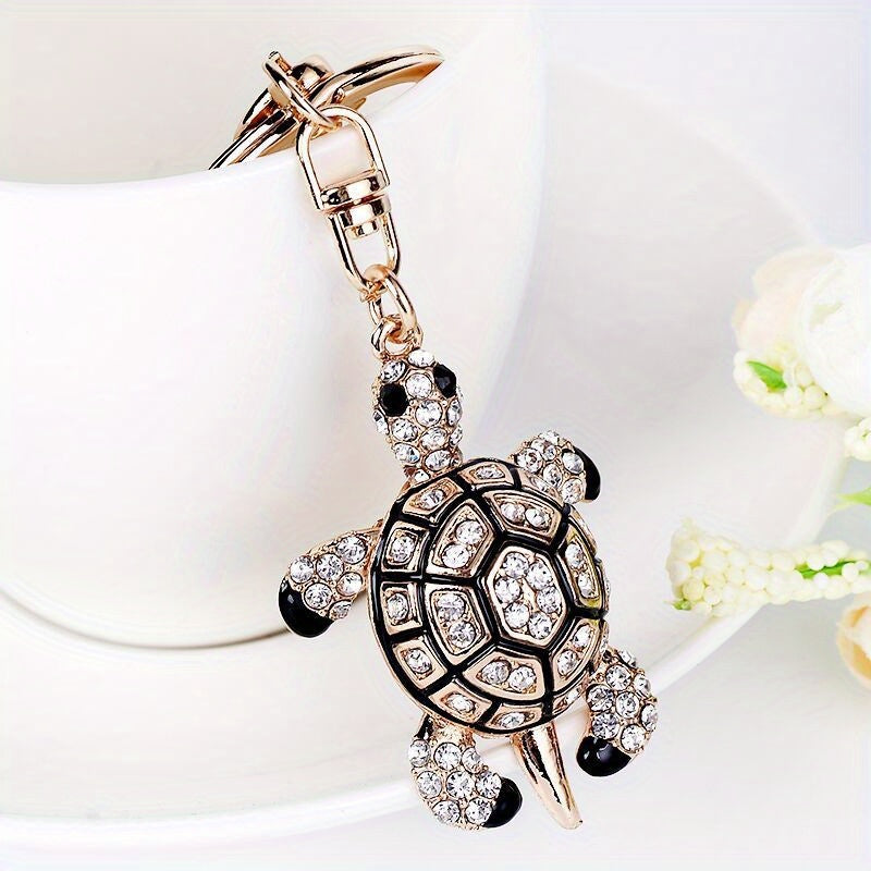 Men's Turtle Car Aluminum Keychain Pendant Decoration