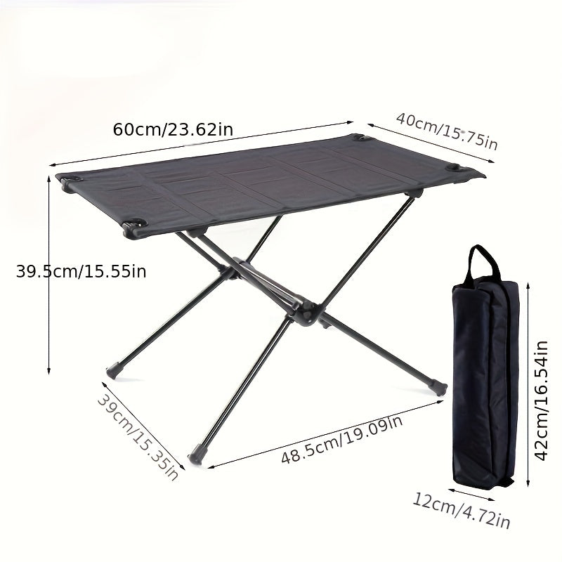 Outdoor Foldable Aluminum Alloy Cloth Table Camping Picnic Table