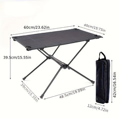 Outdoor Foldable Aluminum Alloy Cloth Table Camping Picnic Table