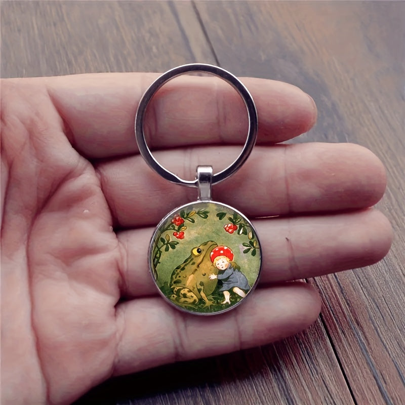 Vintage Frog Keychain for Boys Bag's Accessories