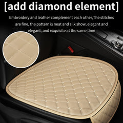 Waterproof PU Leather Car Seat Cover Front & Rear Protector Mat Universal Fit
