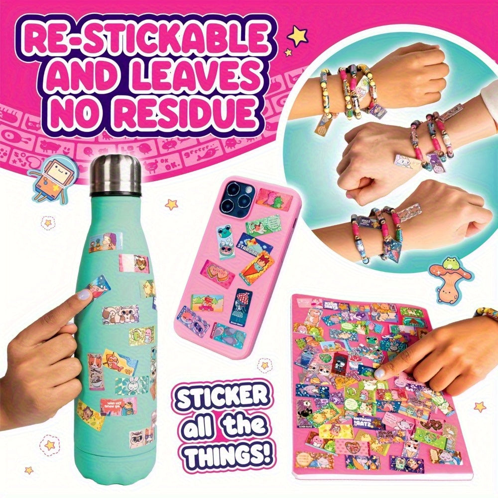 Mystery Sticker Bracelet with 120 Unique Characters