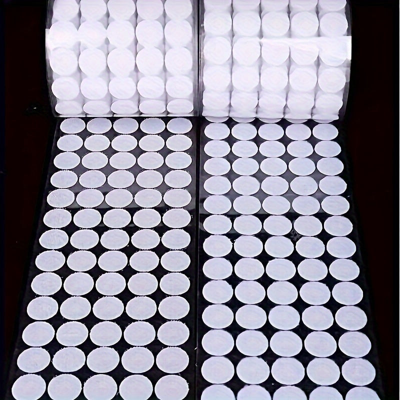 200pcs Adhesive Hook and Loop Points 15mm/20mm Diameter