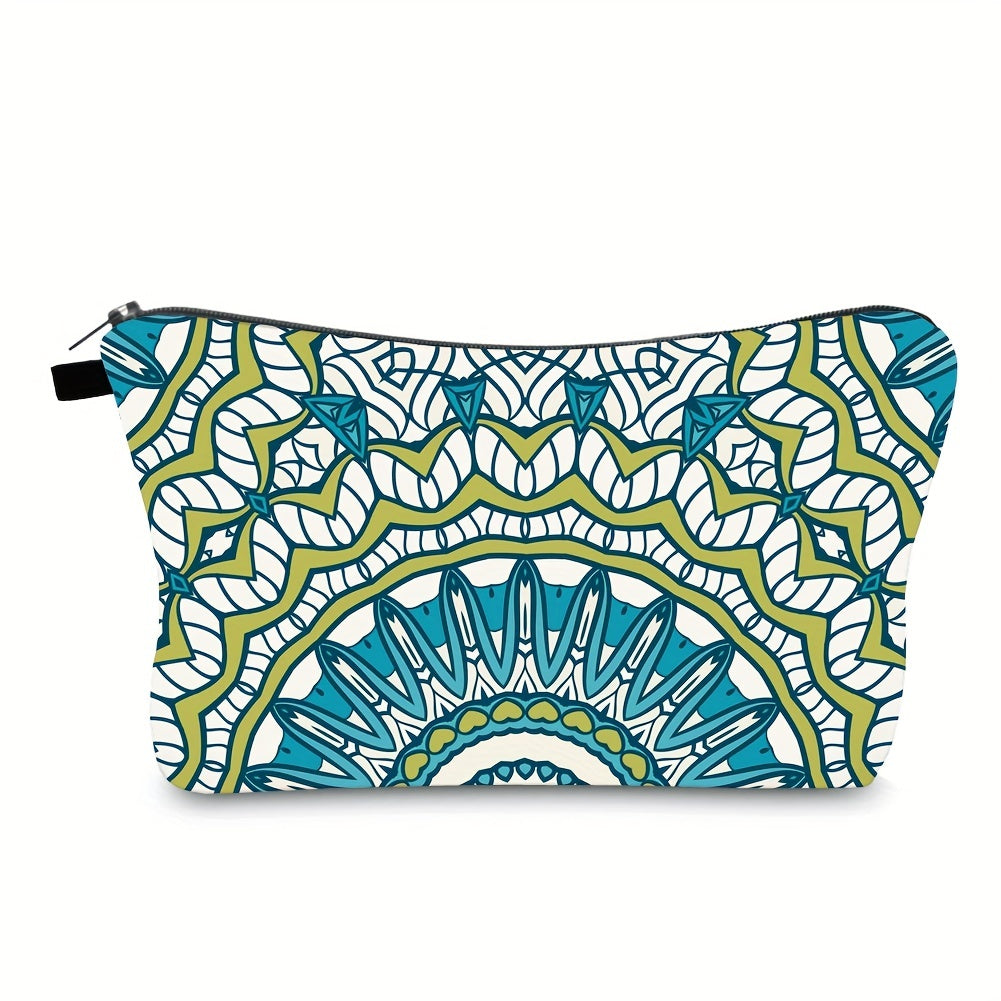 Bohemia Printed Waterproof Cosmetic Bag for Women