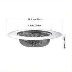 2pcs Stainless Steel Sink Basket Strainer Kitchen Sink Strainer
