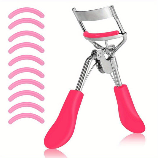 Eyelash Curler Lash Curler With 10 Refills Fits All Eye Shapes