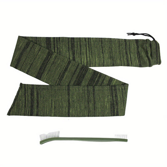 Gun Sock Cleaning Set with Double Ended Brush