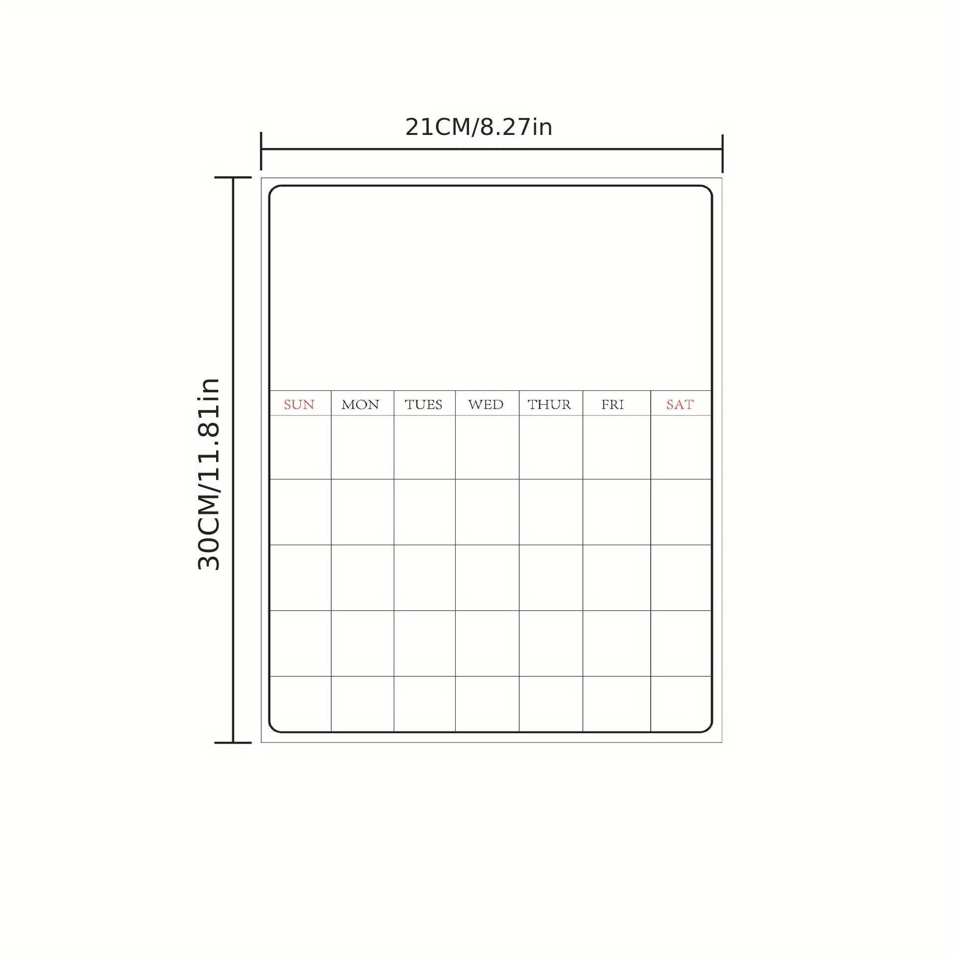 A4 Magnetic Message Board Blackboard Sticker for Home & Office