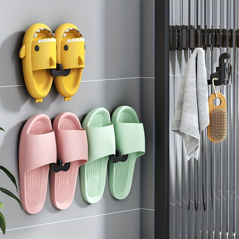 Slipper Rack Bathroom Wall Mount Storage Towel Sun cure Shelve