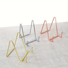 Metal Display Rack for Pictures, Books, Art, Dining Table Decor