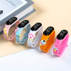5PCS LED Digital Watches for Kids Mixed Colors Non Waterproof