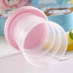 Creative Travel Cartoon Retractable Cup Animal Outdoor Folding Water Cup