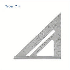 Aluminium Triangle Ruler 17 78 Cm Carpenter Set Square Angle Woodworking Tools