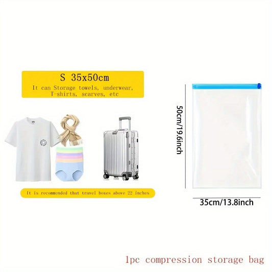 5 Pcs Compression Bags For Travel Vacuum Packing Space Saver Bags