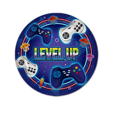 Video Game Party Decoration Set Plate Banner Tablecover Blowout Hat Supplies