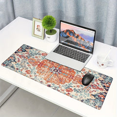 Large Boho Floral Mouse Pad for Gaming and Office Use