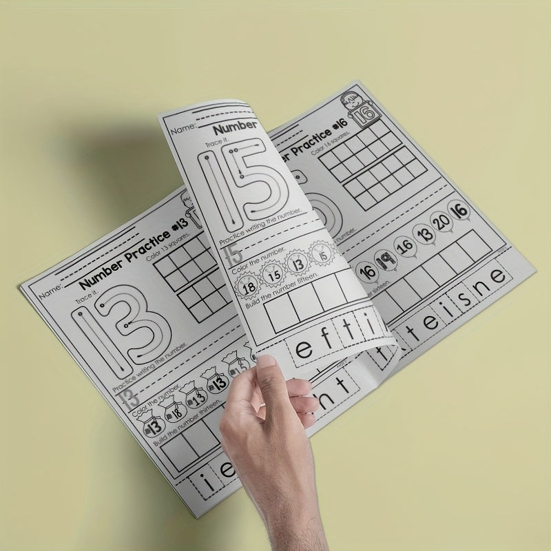 Kindergarten Math Workbook Learn Numbers 11-20 with Activities