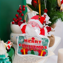 10pcs Christmas Candy Gift Decoration Packaging Bag Holiday Party Candy Bag
