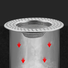 Stainless Steel Floor Drain Hair Catcher Anti Clogging Shower Sink Strainer