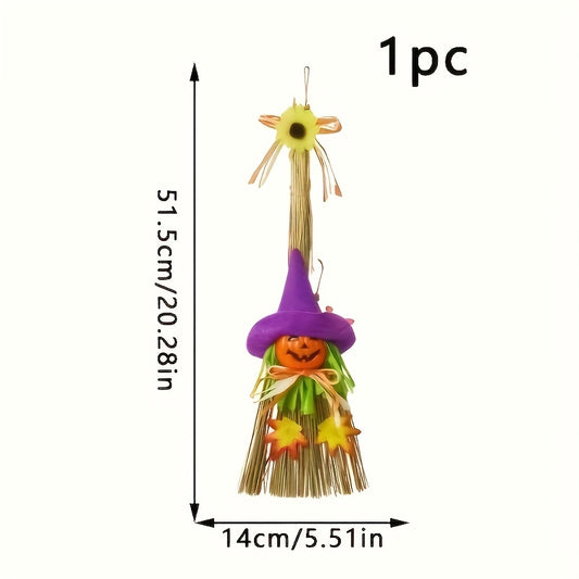 Witch Broom for Kids Halloween Role Play Props
