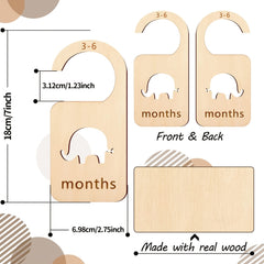 8pcs Animal Theme Baby Closet Dividers for Infant 0-24 Months