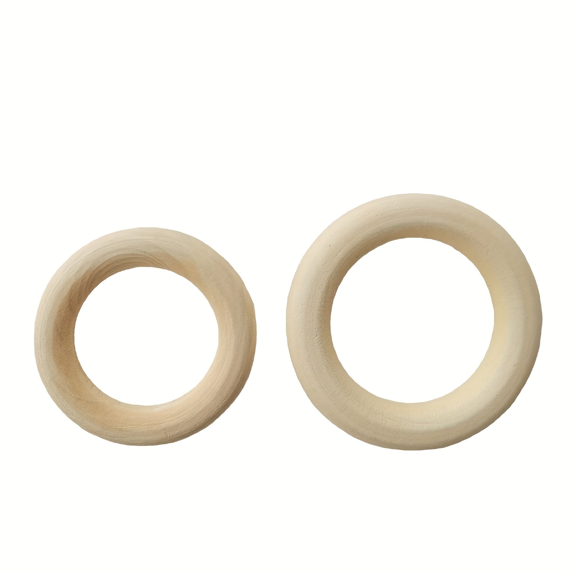 6pcs Wooden Curtain Rings DIY Jewelry Making