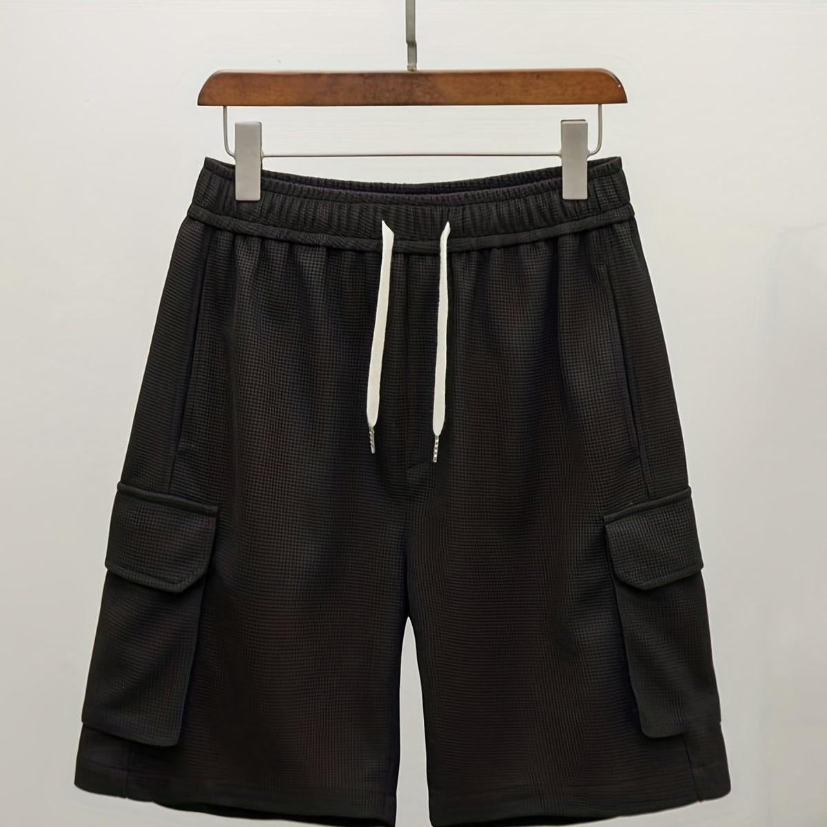 Men's Lightweight Cargo Shorts Drawstring Waist