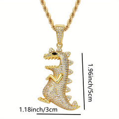 Boys Dinosaur Pendant Necklace Holiday Party Gift