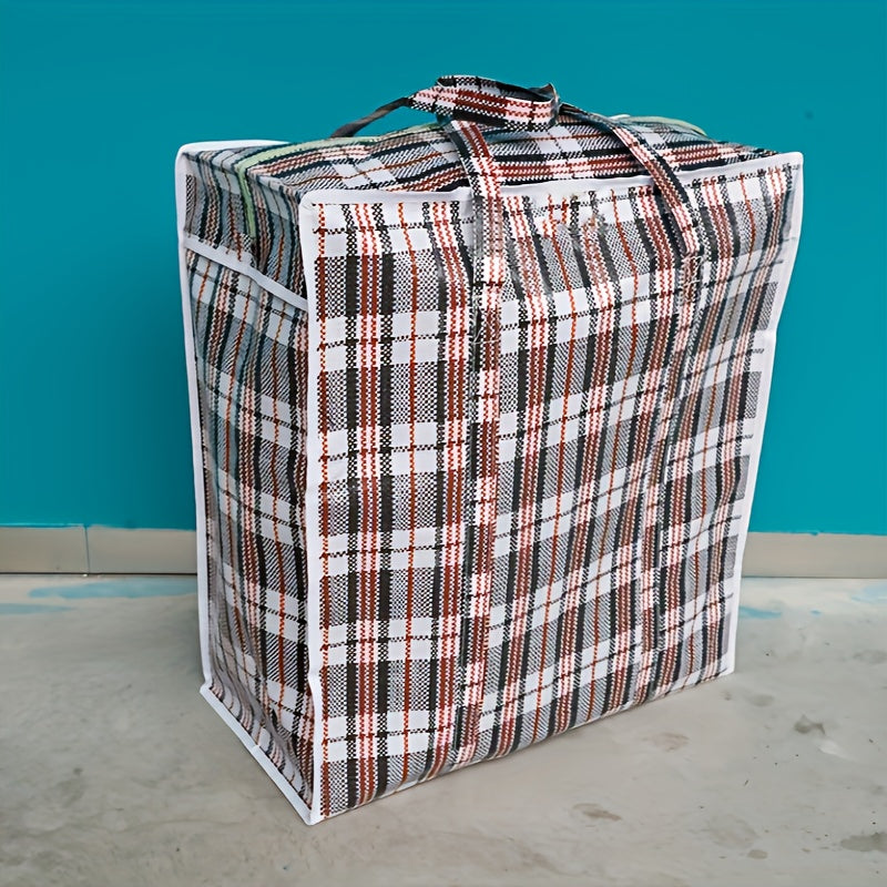 Heavy Duty Moving Bag with Zipper & Handles for Home Storage