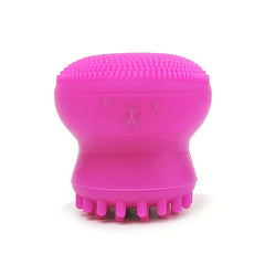 Silicone Exfoliating Facial Scrubber Brush Octopus Shape