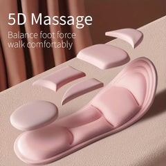 5D Shock Absorbing Sports Insole Memory Foam Shoe Pads