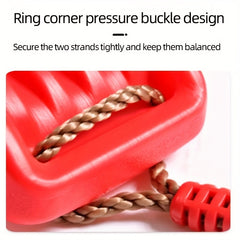 Outdoor Kids Swing Seat With Adjustable Rope