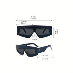 Men's Retro Hip Hop Polarized Sunglasses with Case