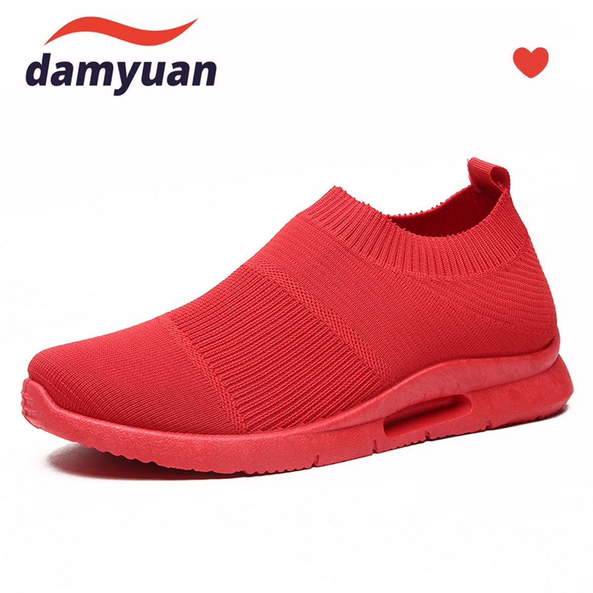 Women's Knit Sneakers Low Top Slip On Casual Shoes