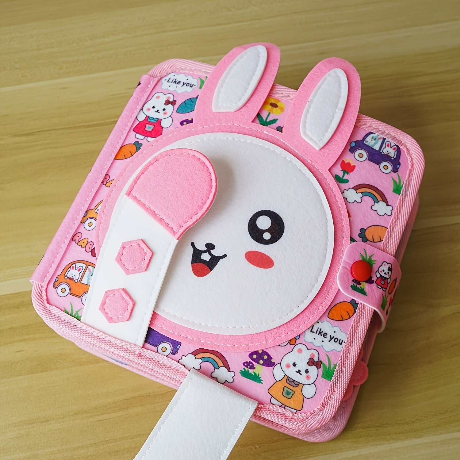 Interactive Infant Touch Book Little Rabbit Felt Book