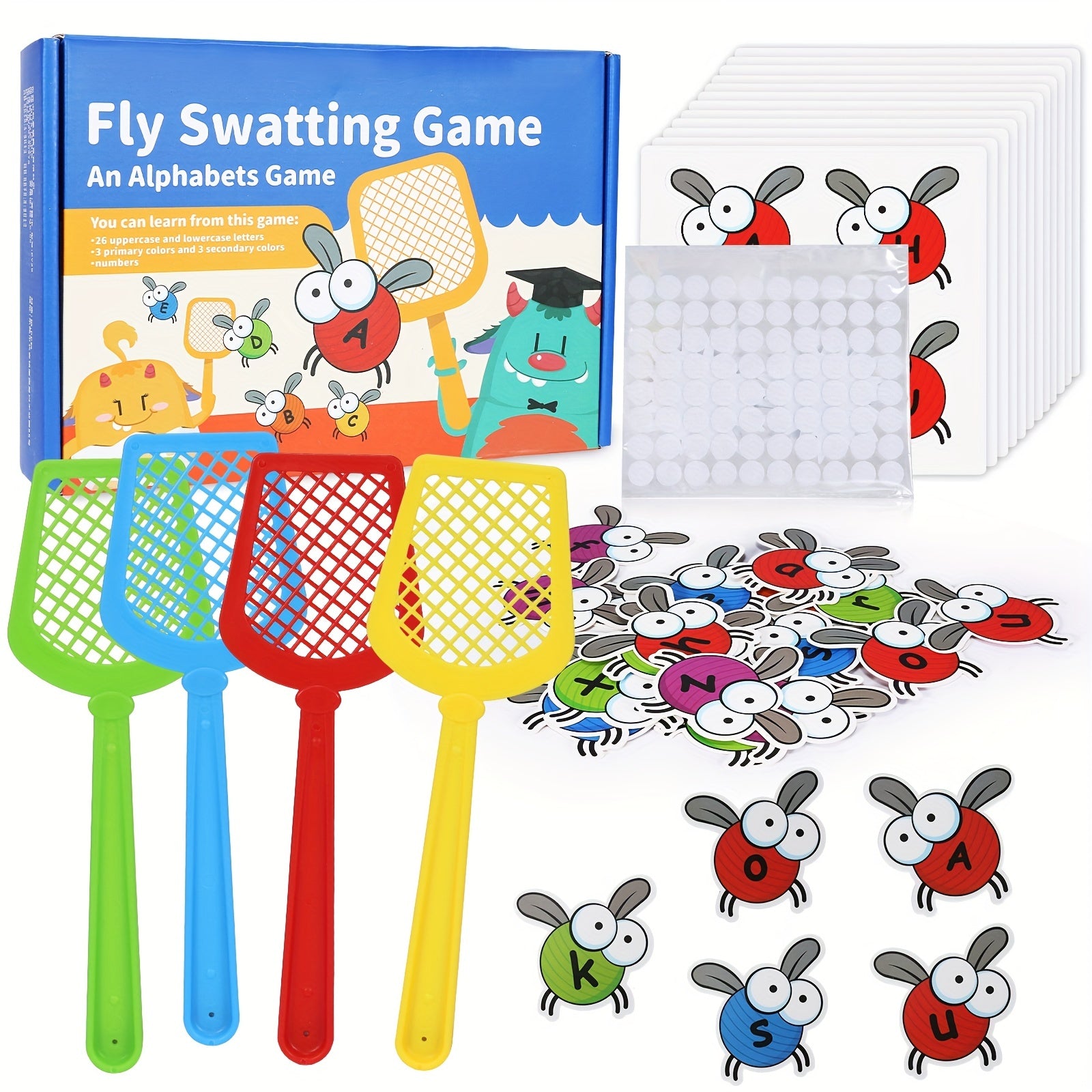 Alphabet Fly Swatter Game for Early Learning