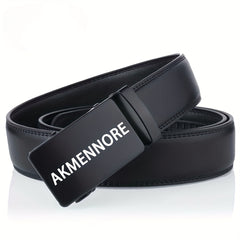 Men's Faux Leather Belt w/ Automatic Buckle for Business/Casual