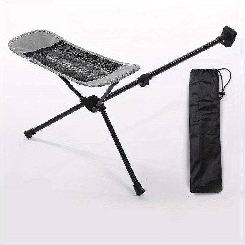 Portable Camping Chair with Footrest and Reclining Swing Feature