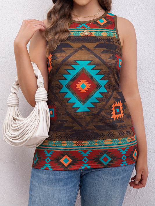  Southwestern Style Tank Top