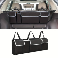 Car Trunk Organizer Rear Seat Hanging Storage Bag Waterproof Foldable