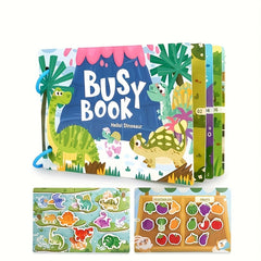 Children's Quiet Book Hook and Loop Puzzle Painting Activity Gift Idea