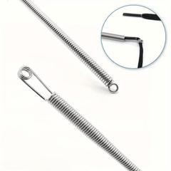 2pcs Metal Spring Threading Tool Easy Rope Bending Sewing Accessory