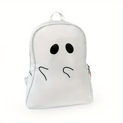 Ghost Shape Backpack Large Capacity PU Leather Backpack