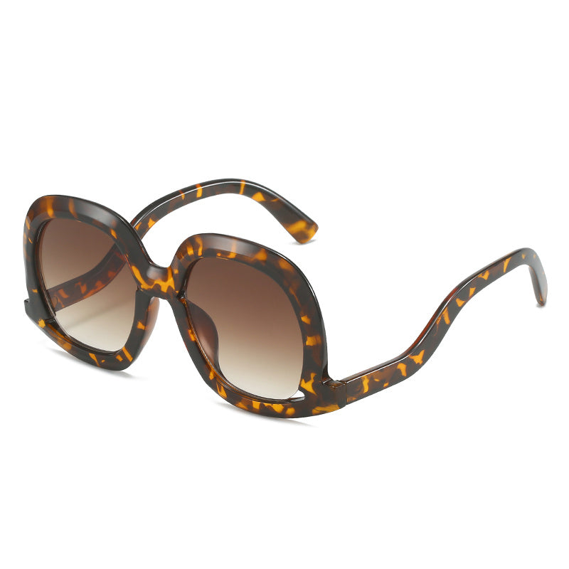 Winter Sunglasses European American Big Frame Glasses Wine Glass Sunglasses