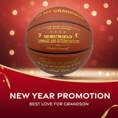 Special Basketball for Grandson - International Standard Size Faux Leather